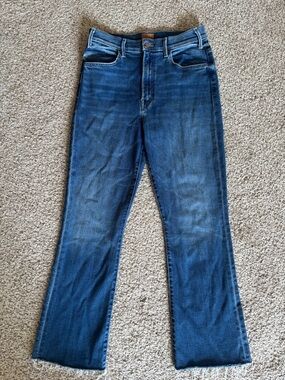 MOTHER Dark Blue Flare Jeans